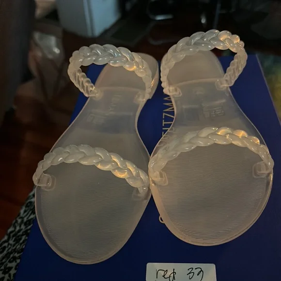 Stuart Weitzman Women's Braida Sawyer Jelly Sandals - Picture 7 of 8